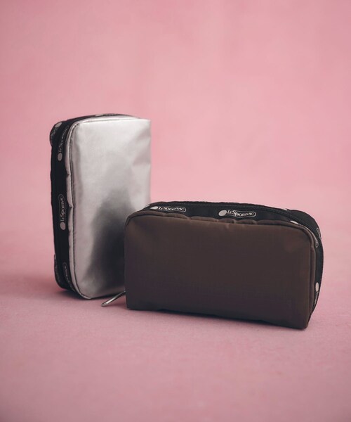 ADAM ET ROPE'（アダムエロペ）の「【LeSportsac for ADAM ET ROPE'】RECTANGULAR COSMETIC (SHINE/SOLID)（ポーチ・レディース・シルバー・F）」の22枚目の写真