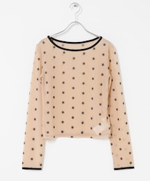 SENSE OF PLACE by URBAN RESEARCH | モチーフシアーカットトップ(Tシャツ/カットソー)