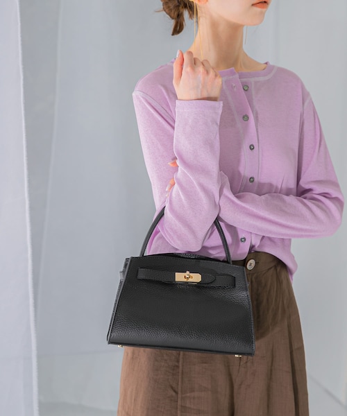 URBAN RESEARCH ROSSO（アーバンリサーチロッソ）の「AULENTTI　キーベルト付きミニハンドBAG（ハンドバッグ・レディース・MENTA/NERO・-）」の5枚目の写真