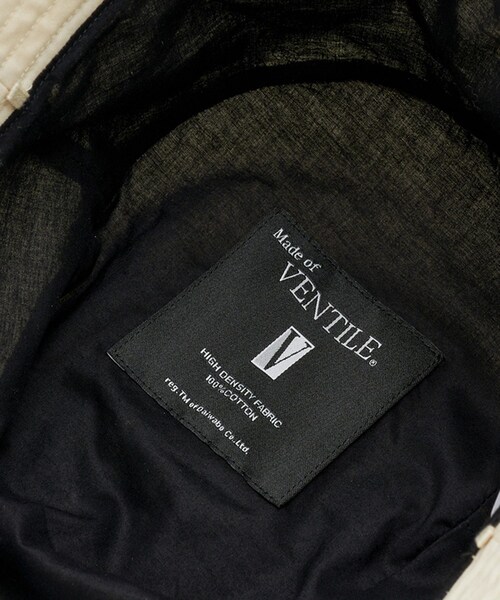 ADAM ET ROPE'（アダムエロペ）の「【J'aDoRe限定】【KIJIMA TAKAYUKI(キジマ タカユキ)】VENTILE K SEAM BUCKET HAT（ハット・レディース・ブラック/オフホワイト/ベージュ・1/2）」の12枚目の写真