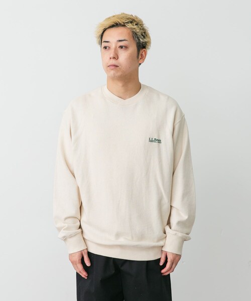 URBAN RESEARCH DOORS(アーバンリサーチドアーズ)の「L.L.Bean JAPAN EDITION SMITHFIELD CREWNECK SWEAT(スウェット・メンズ・NATURAL/NIGHT/BIRCH/ESPRESSO/TOP NAVY/CRIMSON・M/L/XL)」の9枚目の写真