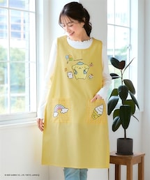 ＜大きいサイズ＞ ジャンスカみたいにすっぽり着られるキャラクターエプロン