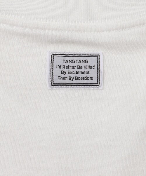 ADAM ET ROPE'（アダムエロペ）の「【TANGTANG for ADAM ET ROPE'】別注 HANDWRITING ABSTRACT（Tシャツ/カットソー・メンズ・ホワイト・L/XL）」の12枚目の写真