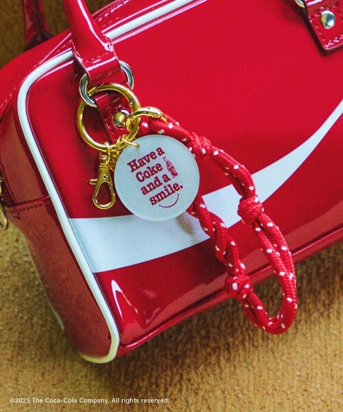 ROPE' PICNIC(ロペピクニック)の「【Coca-Cola】リバーシブルプレートカスタムチャーム(キーホルダー・レディース・ライトグリーン/レッド・F)」の6枚目の写真