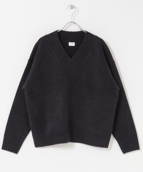 URBAN RESEARCH DOORS(アーバンリサーチドアーズ)の「VネックKNITプルオーバー(ニット/セーター・レディース・GREIGE/RED/NAVY・Free)」の19枚目の写真