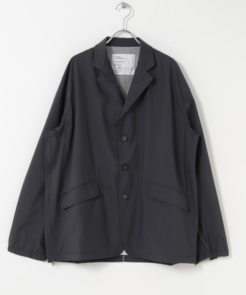 URBAN RESEARCH(アーバンリサーチ)の「UNTRACE 3 Layer Lapeled Work Jacket(テーラードジャケット・メンズ・DARK NAVY/OLIVE・1/2)」の3枚目の写真