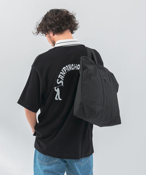 URBAN RESEARCH Sonny Label（アーバンリサーチサニーレーベル）の「OOPS　トートバッグ（トートバッグ・メンズ・Lt.BEIGE/NAVY/BLK・one）」の6枚目の写真