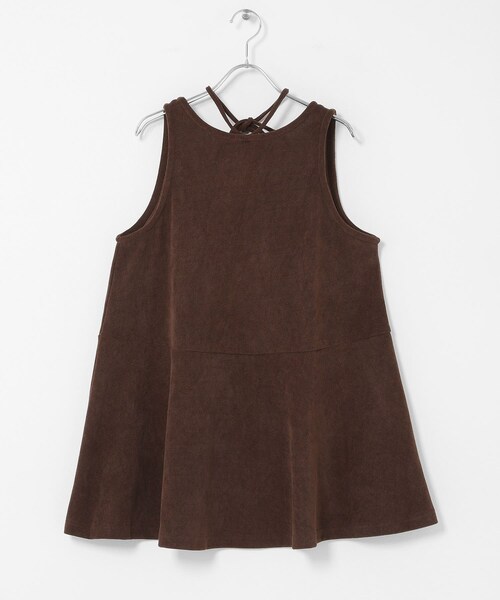 KBF（ケイビーエフ）の「2WAYローフレアミニワンピース（ワンピース・レディース・IVORY/BLACK/BROWN・One）」の10枚目の写真