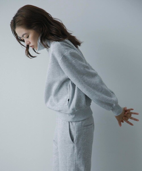 URBAN RESEARCH(アーバンリサーチ)の「DAIWA PIER39 Ws TECH SWEAT SNAP PULLOVER(スウェット・レディース・BLACK/H GRAY・FREE)」の9枚目の写真