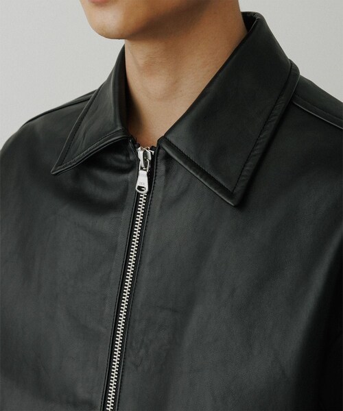 ADAM ET ROPE'（アダムエロペ）の「ラムレザー ジップアップ ブルゾン（ブルゾン・メンズ・ブラック・L/M）」の17枚目の写真
