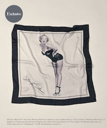 『別注』MARILYNMONROE×SENSE OF PLACE プリントスカーフ