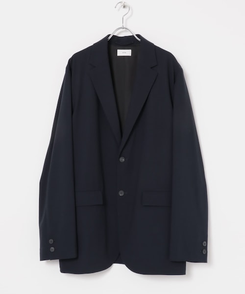 URBAN RESEARCH（アーバンリサーチ）の「ATON　HIGH TWIST WOOL JACKET（テーラードジャケット・メンズ・BLACK/NAVY・4/6）」の2枚目の写真