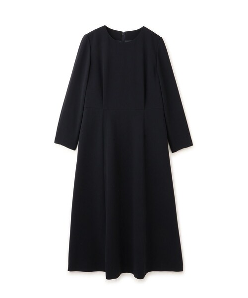 ROPE'（ロペ）の「トリアセダブルクロス セミフレアーワンピース/イージーケア・セットアップ対応・26SS（ワンピース・レディース・ベージュ/ネイビー・36/38/40）」の19枚目の写真