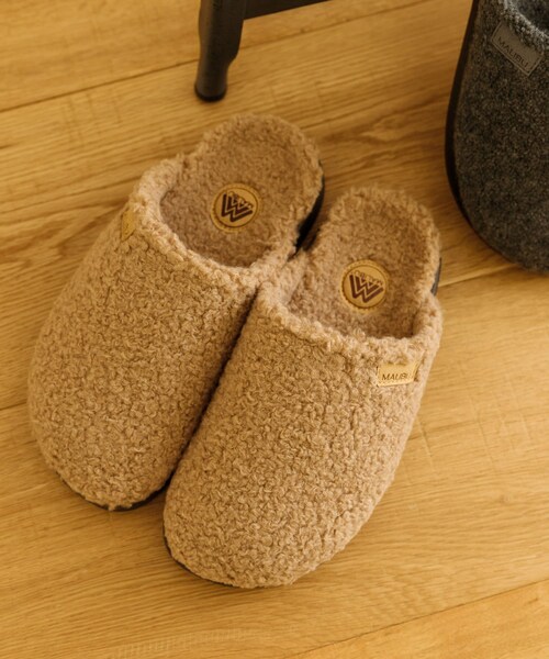 THE GOODLAND MARKET（ザグッドランドマーケット）の「malibu sandals　COLONY SHERPA MULE（サンダル・レディース・BEIGE/GRAY・5/6/7/8/9/10）」の3枚目の写真