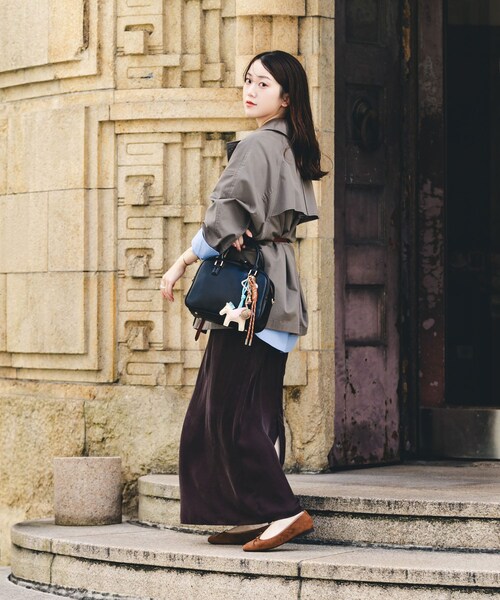 RODE SKO（ロデスコ）の「チャームセットボストンバッグ（ボストンバッグ・レディース・BROWN/BLACK/CAMEL・one）」の12枚目の写真