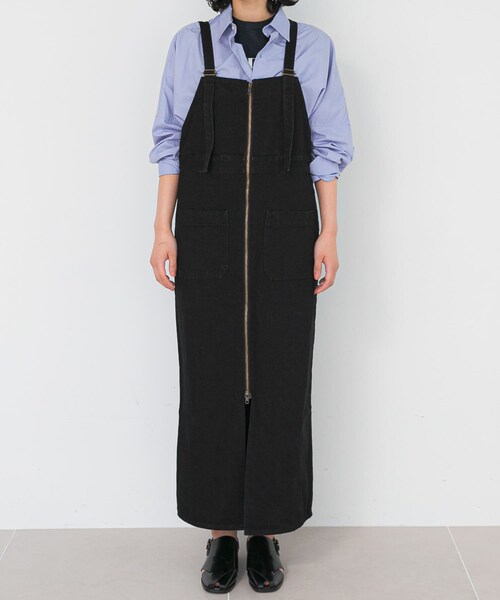 URBAN RESEARCH ROSSO（アーバンリサーチロッソ）の「『別注』Lee×ROSSO　ILINE SALOPETTE SKIRT（ワンピース・レディース・BLK ONEWASH/ONEWASH・S/M）」の17枚目の写真