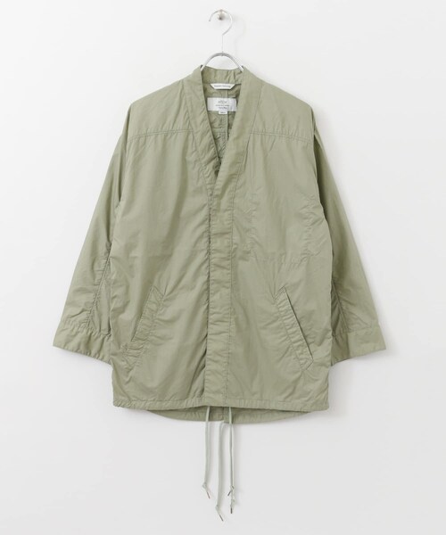 URBAN RESEARCH（アーバンリサーチ）の「コーティングタイプライターレイバーシャツ∴（ミリタリージャケット・メンズ・KHAKI/CHARCOAL・S/M/L）」の18枚目の写真