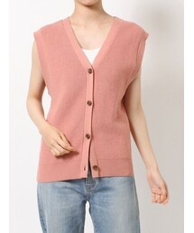 Ungrid | 深Vニットルーズベスト(ベスト)