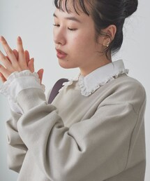 URBAN RESEARCH DOORS | フリルカラーブラウス(シャツ/ブラウス)