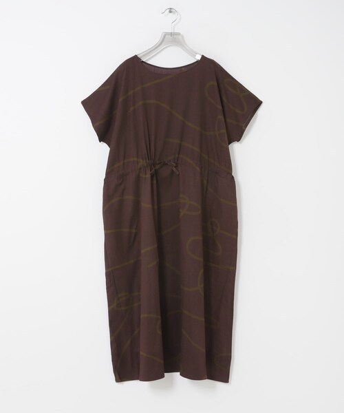 URBAN RESEARCH(アーバンリサーチ)の「SENTO-GRASHI 「ゆ」 dress(ワンピース・レディース・BRN×Y.BRN/BLU×L.BLU・Free)」の5枚目の写真