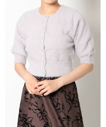 MERCURYDUO | ミニシャギーコンパクトニットカーディガン(カーディガン/ボレロ)