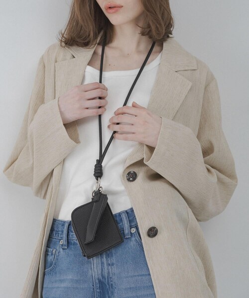 URBAN RESEARCH Sonny Label（アーバンリサーチサニーレーベル）の「カスタムミニポーチ（ポーチ・レディース・ブラック/ブラウン・One）」の4枚目の写真