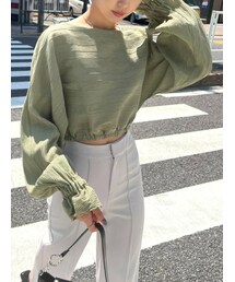 EMODA | ドルマンスリーブショートトップ(シャツ/ブラウス)