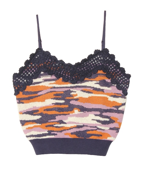PAMEO POSE（パメオポーズ）の「Heaven Clouds Knit Cami（ニット 