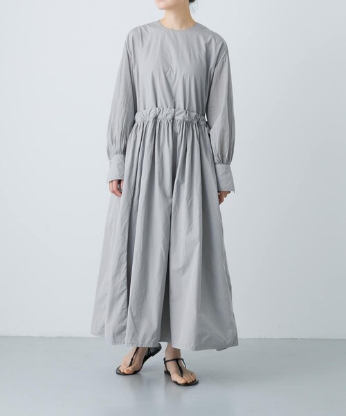 かぐれ（カグレ）の「COSMIC WONDER　Suvin cotton farmer dress（ワンピース・レディース・Ashvioletj/Black・1）」の9枚目の写真