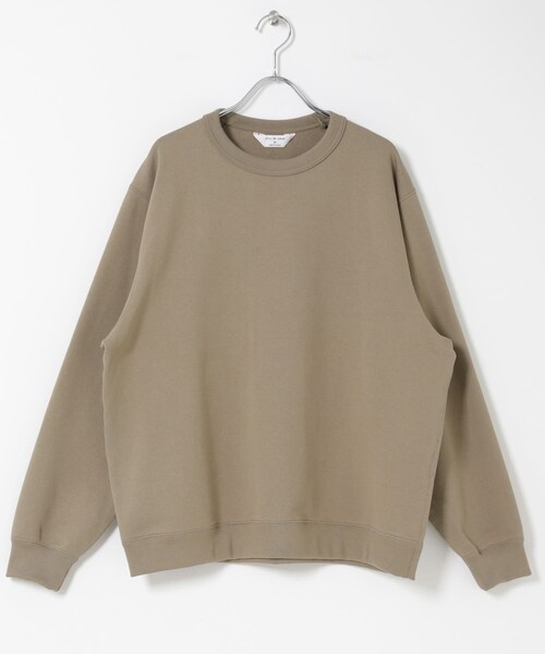 URBAN RESEARCH DOORS（アーバンリサーチドアーズ）の「STILL BY HAND　PIMA COTTON SWEATSHIRTS（スウェット・メンズ・ASH WHITE/K.BEIGE/INK BLACK・46/48）」の14枚目の写真