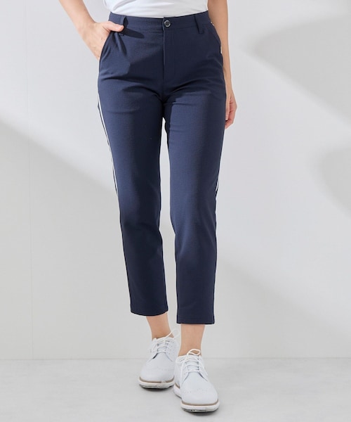 ROPE'（ロペ）の「【撥水】シアサッカーサイドラインクロップドパンツ（その他パンツ・レディース・ブラック/ホワイト/ネイビー・L/M/S）」の13枚目の写真