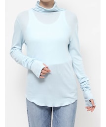 Ungrid | ハイネックシアーロングスリーブTee(Tシャツ/カットソー)