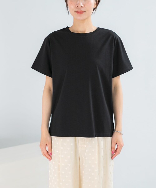 URBAN RESEARCH ROSSO（アーバンリサーチロッソ）の「UVカットアイスコットンカットソー（Tシャツ/カットソー・レディース・OFF/BLACK/MINT GREEN・Free）」の20枚目の写真