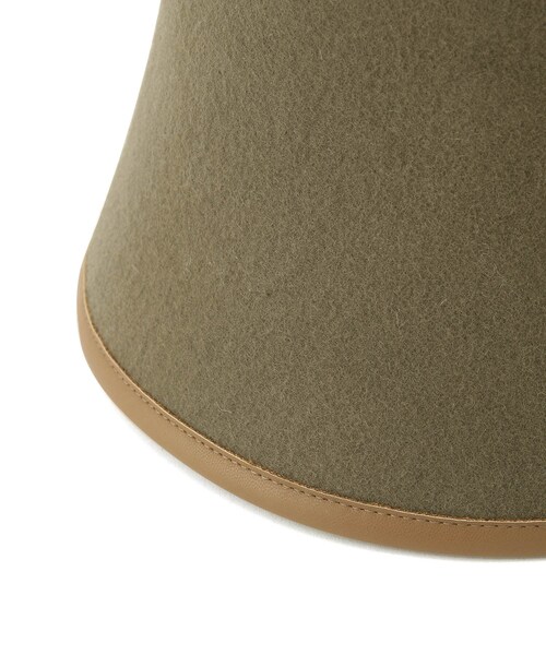 ROPE' PICNIC(ロペピクニック)の「フェルトダウンハット(ハット・レディース・ベージュ/ブラック・F)」の10枚目の写真
