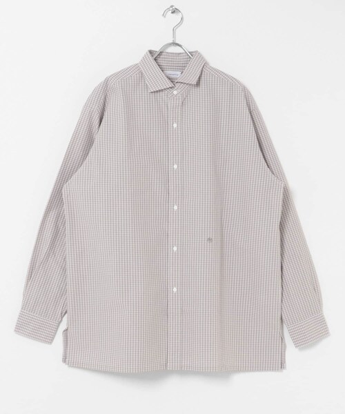 EKAL（エカル）の「nanamica　Micro Plaid Wind Shirts（シャツ/ブラウス・メンズ・Gray(H)/Navy(N)・M/L）」の11枚目の写真
