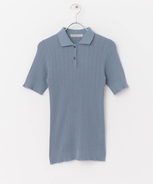 URBAN RESEARCH DOORS（アーバンリサーチドアーズ）の「Adriana Kay　半袖ポロTシャツ（ポロシャツ・レディース・別注MATIN/Ecru/別注NAVY・FREE）」の7枚目の写真