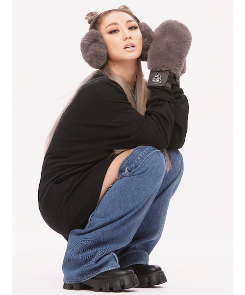 倖田來未25thAnniversary Padded Blouson Lサイズ SAINT M××××××（セントマイケル）- ©SAINT M×××××× × DE LA SOUL