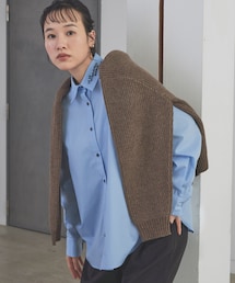 URBAN RESEARCH DOORS | 衿ロゴ刺繍カラーシャツ(シャツ/ブラウス)