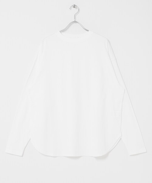 かぐれ（カグレ）の「コットンクルーネックカットソー（Tシャツ/カットソー・レディース・OFF・Free）」の2枚目の写真