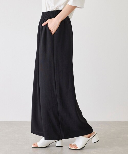 Jayro（ジャイロ）の「麻ライクパンツ（スラックス・レディース・ブラック/グレー/ブルー・F）」の6枚目の写真