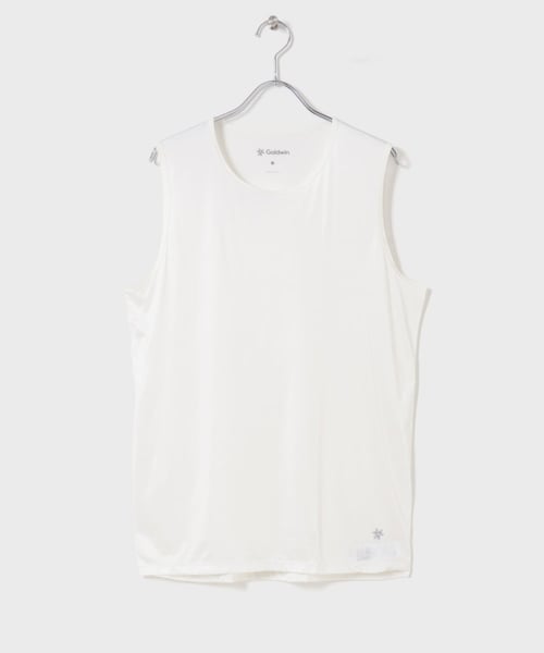 URBAN RESEARCH(アーバンリサーチ)の「GOLDWIN COOLING TANK TOP(タンクトップ・メンズ・BK/W/LG・3/4)」の1枚目の写真