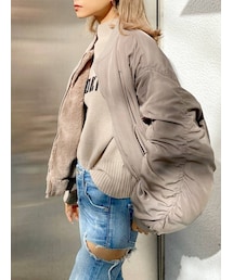 GYDA | リバーシブルエコファーMA-1(MA-1)