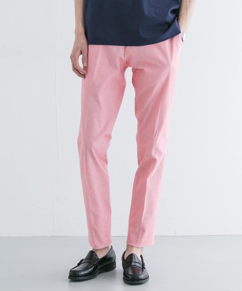 URBAN RESEARCH（アーバンリサーチ）の「URBAN RESEARCH Tailor　MERIDIANA コットンドレスパンツ（スラックス・メンズ・RED/BROWN/NAVY・44/46/48/50）」の4枚目の写真