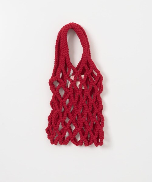 THE GOODLAND MARKET（ザグッドランドマーケット）の「PROJECT 1000　meshbag（ハンドバッグ・レディース・BLACK PT/BLUE/LIME/STRIPE/RED・One）」の5枚目の写真