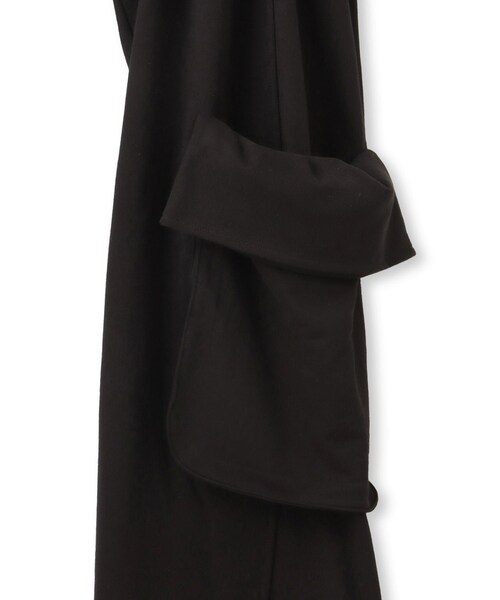 ADAM ET ROPE'(アダムエロペ)の「【OPEN YY(オープン ワイワイ)】ROLLED WAIST SWEAT CARGO PANTS(カーゴパンツ・レディース・ブラック/ベージュ・S)」の7枚目の写真