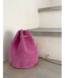 Ungrid | リアルスウェード巾着BAG(ハンドバッグ)
