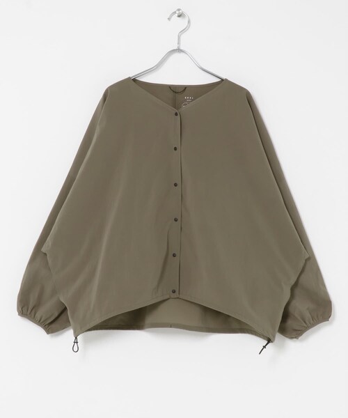 EKAL(エカル)の「『速乾/通気性』DOT AIR CARDIGAN(カーディガン/ボレロ・レディース・ブラック/グレージュ/ネイビー・One)」の21枚目の写真