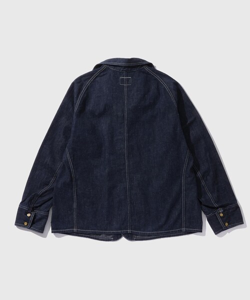 ADAM ET ROPE'（アダムエロペ）の「【BONCOURA/ボンクラ】カバーオール（デニム）（デニムジャケット・メンズ・ネイビー・38/40/42）」の14枚目の写真