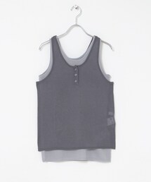 SENSE OF PLACE by URBAN RESEARCH | 『洗濯可』アンサンブルニットタンクトップ(タンクトップ)
