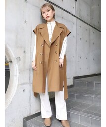 MURUA | スリーブレストレンチコート(その他アウター)